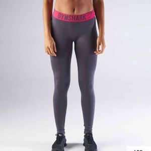 Gymshark Fit Leggings - Charcoal Grey/Hot Pink